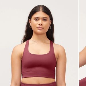 Paloma girlfriend collective bra - mulberry